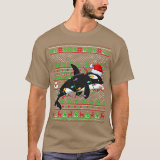 Camiseta Orca Fish Lover Family Matando Orca Christma Feia