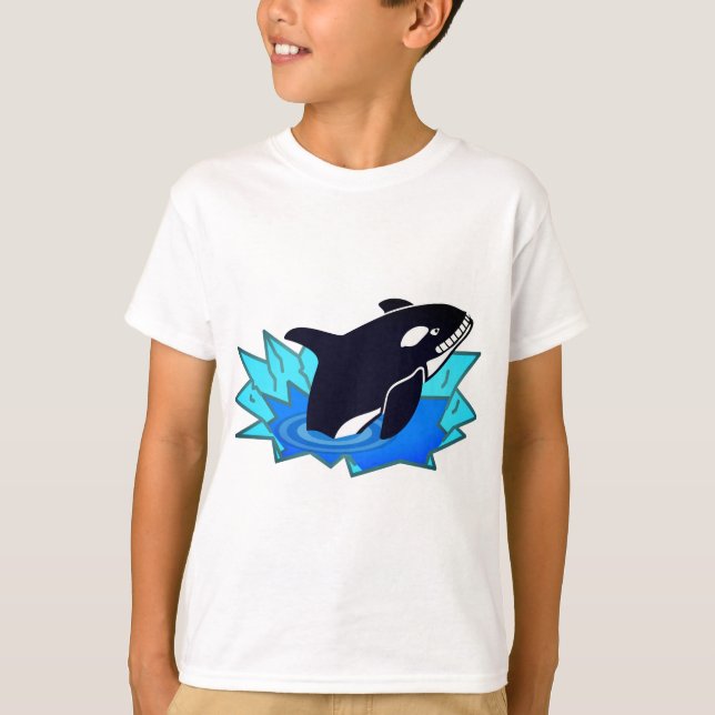 Camiseta Orca, Fish, Penguin Enemy (Frente)