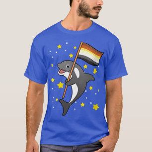 Camiseta Orca-Gay de Orca-Gay Orca-Urso das Mulheres