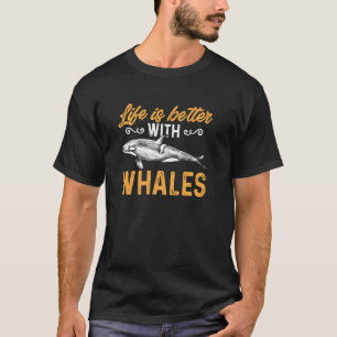 Camiseta Orca Gráfico Para Mulheres Homens Miúdos Baleia Pu