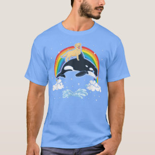 Camiseta Orca Killer Whale Ouro Retriever Dog Engraçado T G