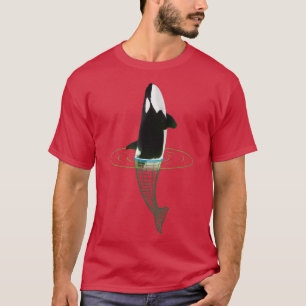 Camiseta Orca Killer Whale Sea Panda Portal Futurística Esp