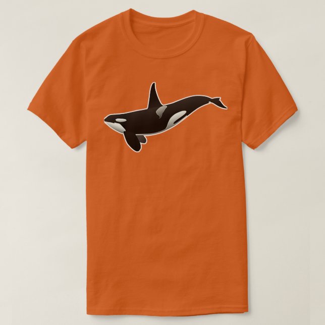 Camiseta Orca Killer Whale Sea Panda Salva 2 (Frente do Design)