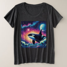 Orca Killer Whale Starry Night Colorors Art