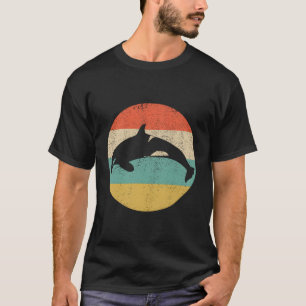 Camiseta Orca Killer Whale Vintage Retro Gift Para O Natal