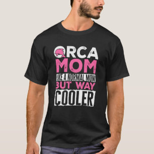 Camiseta Orca Mãe Gráfico Para Mulheres Raparigas Mães