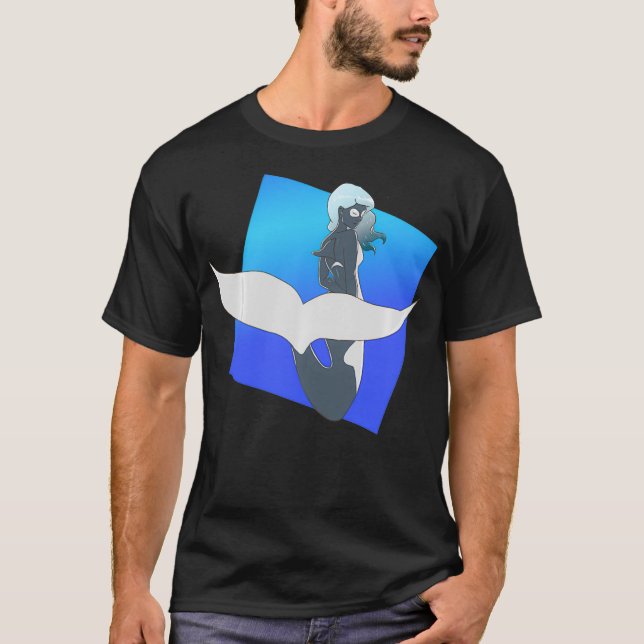 Camiseta Orca Mermaid Art (Frente)