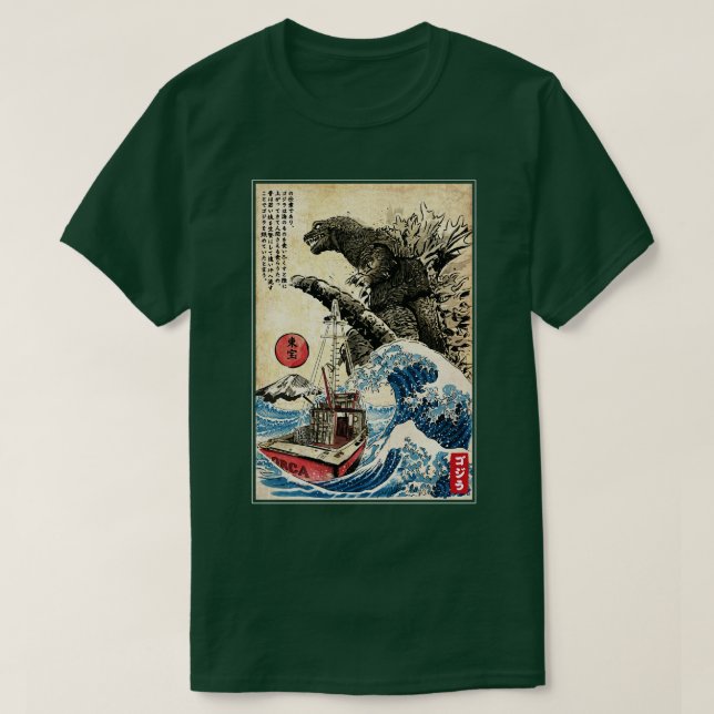 Camiseta Orca no Japão (Frente do Design)