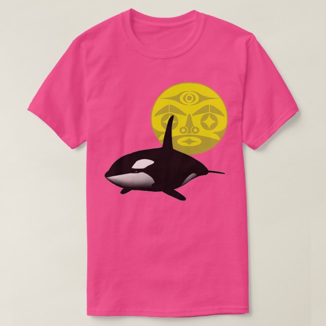 Camiseta Orca no Sol (Frente do Design)