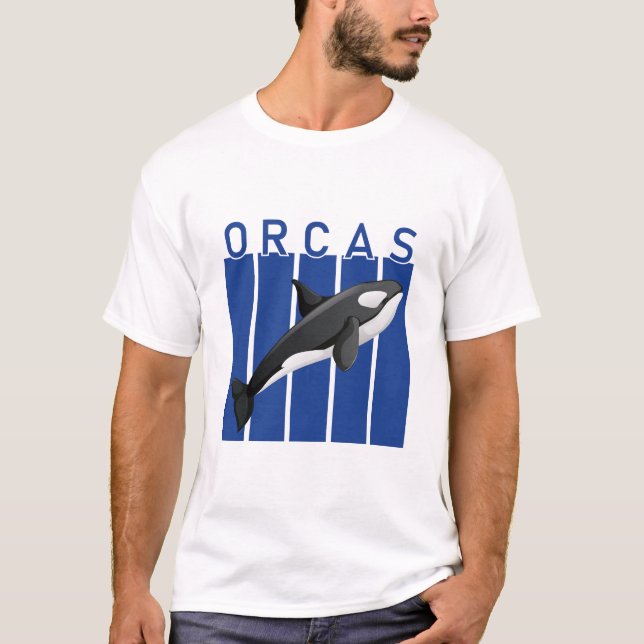 Camiseta Orca - Orcas do Oceano (Frente)