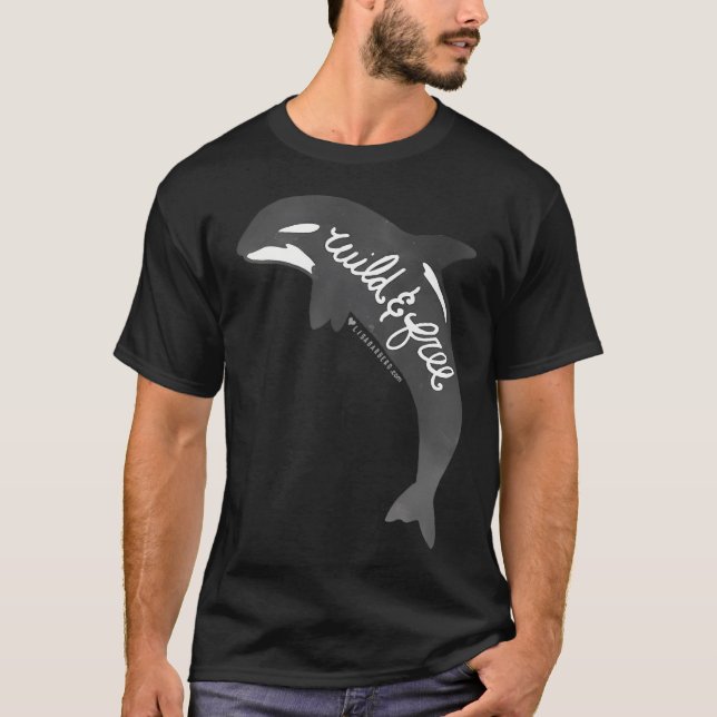Camiseta Orca Selvagem & Livre (Frente)