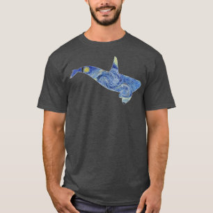 Camiseta Orca Van Gogh Starry Night Art Van Gogh Painting W