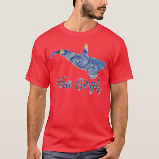 Camiseta Orca Van Gogh Starry Night Art Van Gogh Painting W
