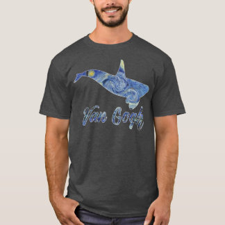 Camiseta Orca Van Gogh Starry Night Art Van Gogh Painting W