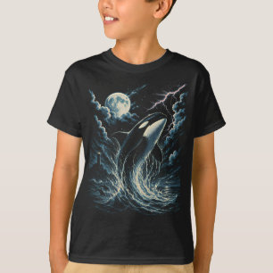 Camiseta Orca Vintage Lua da Meia-Noite Anos 90