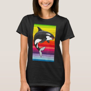 Camiseta Orca Whale Vintage 80s