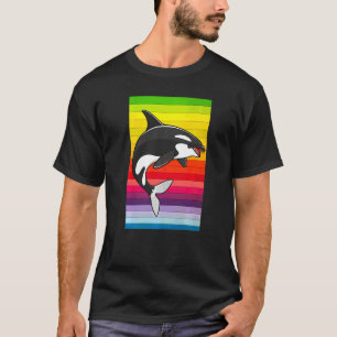 Camiseta Orca Whale Vintage 80s