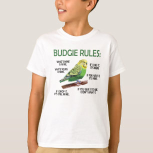 Camiseta Orçador Orçamentário Lover Parakeet Bird Budgeriga
