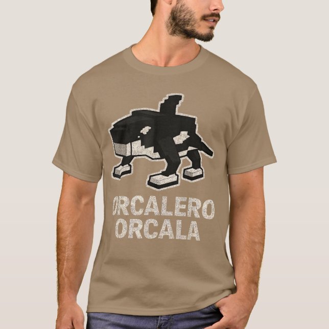Camiseta Orcalero Orcala Funny Italian Brainrot Gaming Meme (Frente)