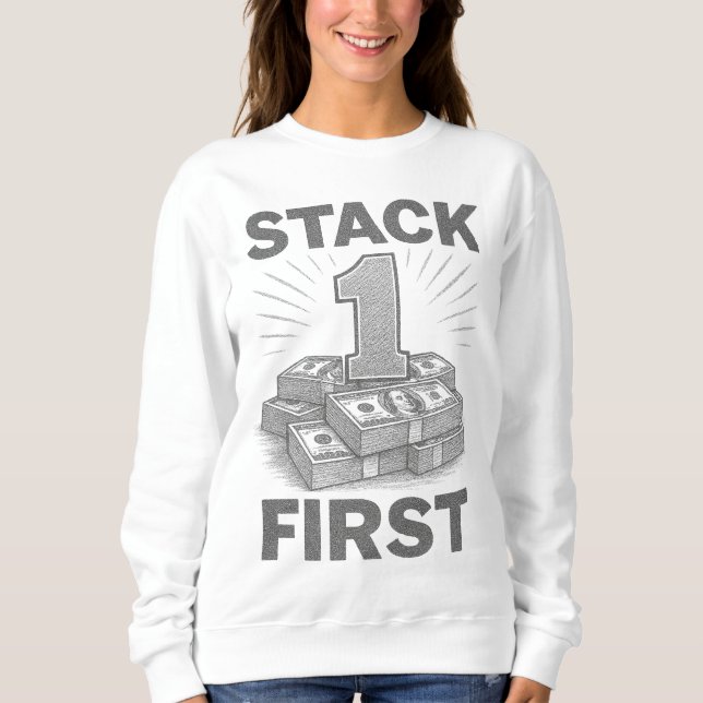 Camiseta Orçamento de Pilha Primeiro & Construção de Legado (Frente)