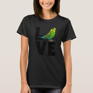 Camiseta Orçamento Para Mulheres Bugerigar Papagaio Puffin 