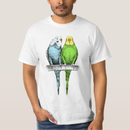 Camiseta Orçamentos de Casais Bugerigares Bonitos