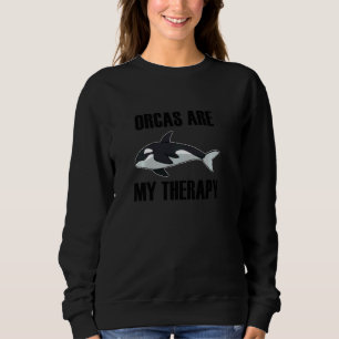 Camiseta Orcas Como Terapêutica Oceânica Coca-Feira Longa