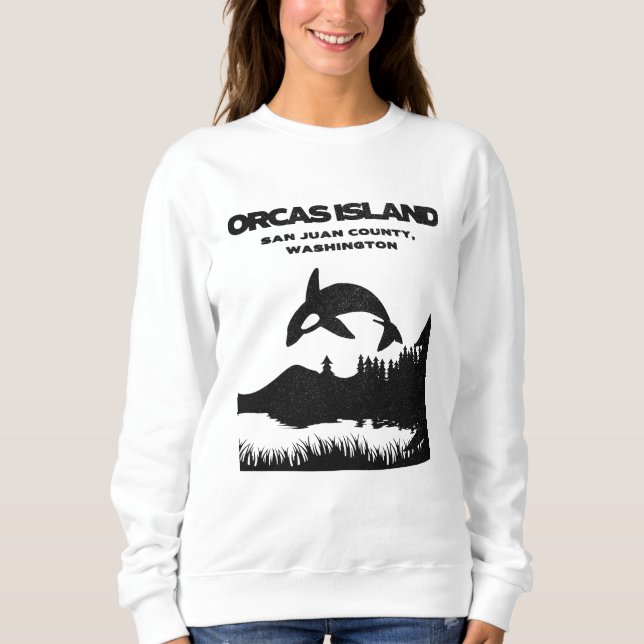 Camiseta Orcas Island Outdoor Hiking Nature (Frente)