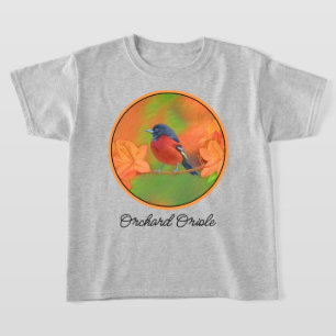 Camiseta Orchard Oriole Songbird Pintura Original