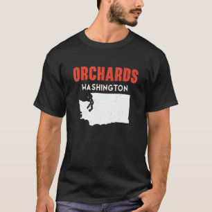 Camiseta Orchards Washington EUA State America Viagem Washi
