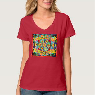 Camiseta ordem abstrato