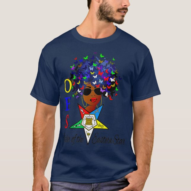Camiseta Ordem Da Estrela Oriental OES Diva Fatal Masonic (Frente)