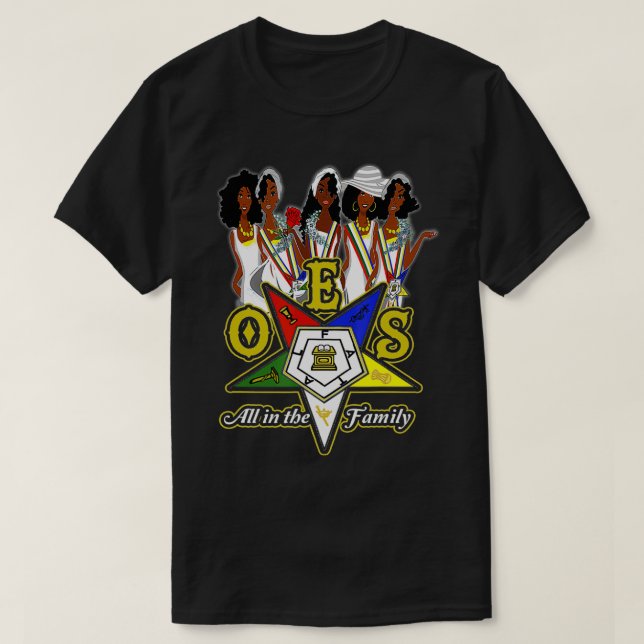 Camiseta Ordem Da Estrela Oriental OES Ring Diva Sistar (Frente do Design)