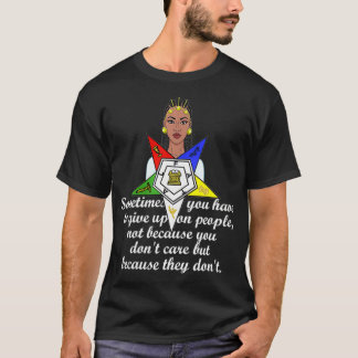 Camiseta Ordem Das Mulheres Da Citação Do OES Da Estrela Or