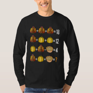 Camiseta Ordem De Ação De Graças De Professor De Matemática