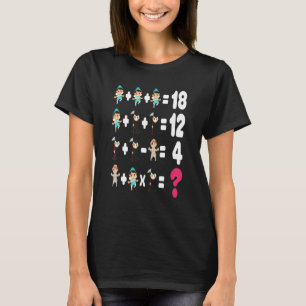 Camiseta Ordem de Operações Teste de Matemática Halloween d