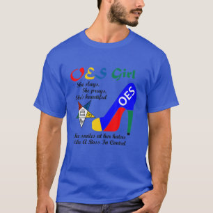Camiseta Ordem De Plataforma Da Rapariga OES Do Pai Da Estr