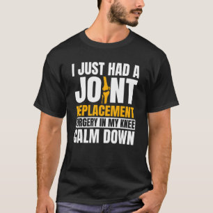 Camiseta Ordem de Reconstrução de Substituição do Joelho de