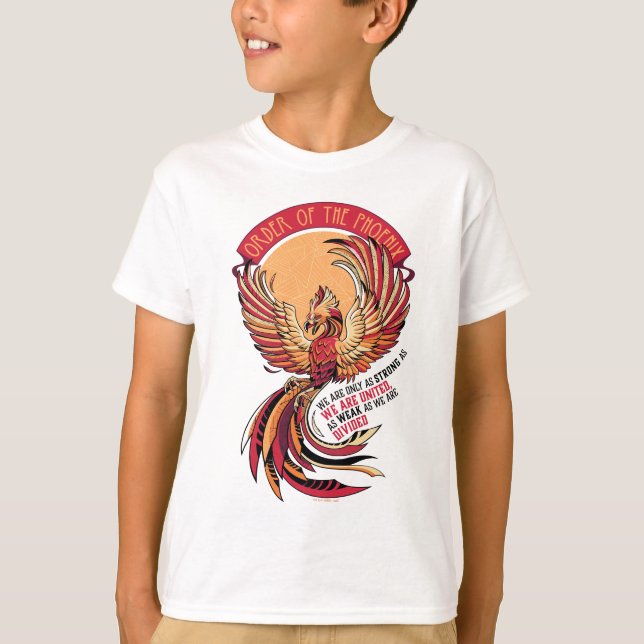 Camiseta Ordem do emblema cruzado de Phoenix (Frente)