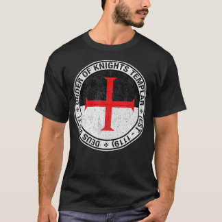 Camiseta Ordem dos Cavaleiros Templários Sinalizador Sigil