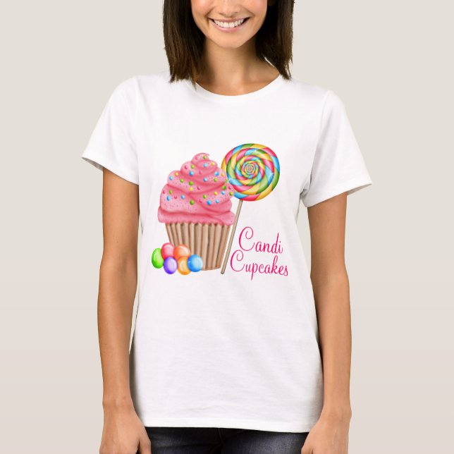 Camiseta Ordem feita sob encomenda para cupcakes de (Frente)