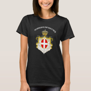 Camiseta Ordem Militar Soberana de Malta Flag souveni