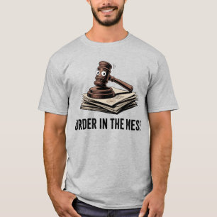 Camiseta Ordem na Bagunça Humor Divertido de Advogado