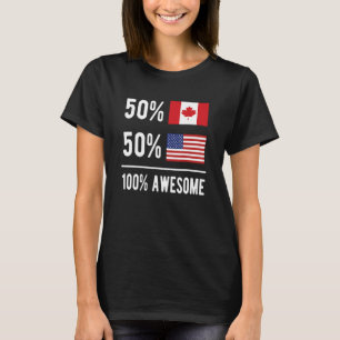 Camiseta Ordenada bandeira canadense canadiana Canadá EUA