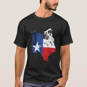 Camiseta Ordenado trabalhador petrolífero americano Oilfiel