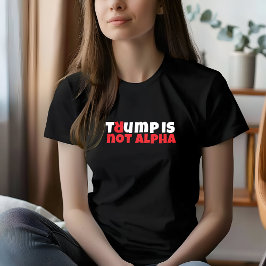 Camiseta Ordenante anti-Trump slogan vermelho elegante