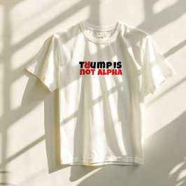Camiseta Ordenante anti-Trump slogan vermelho elegante