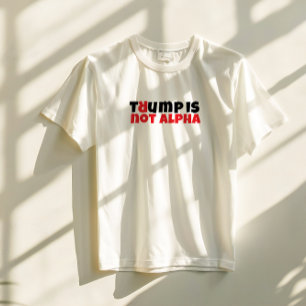 Camiseta Ordenante anti-Trump slogan vermelho elegante