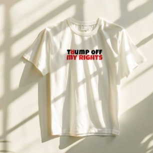 Camiseta Ordenante anti-Trump slogan vermelho elegante
