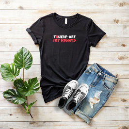 Camiseta Ordenante anti-Trump slogan vermelho elegante